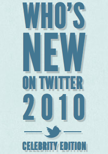 Los Famosos que se unieron a Twitter en el 2010. [Infografía] 1