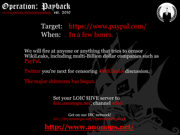Hackers de Anonymous apoyan a Wikileaks y la próxima victima será Twitter. 1