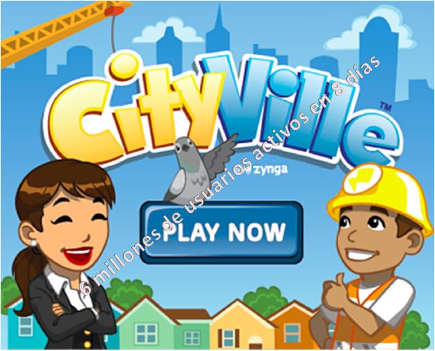 CityVille Explota los Juegos Sociales tiene 6 Millones de Usuarios Activos Diariamente. 1