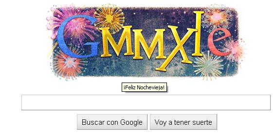 Google Despide el año viejo con un Doodle![MMXI] 1