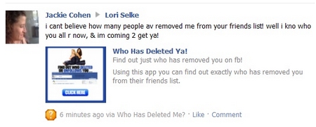 No hagan clic a la aplicación ‘Who Has Deleted Ya’ en Facebook, es un engaño 1