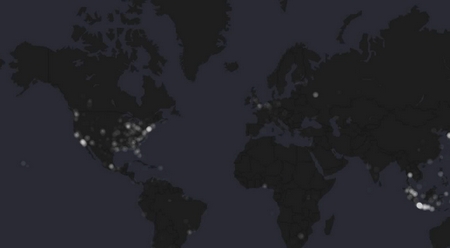 Actividad mundial de Twitter en un día [Vídeo] 1