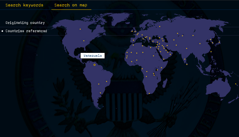 Los documentos de Wikileaks en un Mapa Interactivo. 1