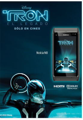Ganá un Nokia N8 y entradas para la película Tron: el legado /ARG 1