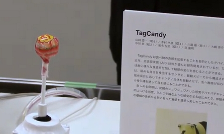 TagCandy, Realidad aumentada cambia el gusto de un dulce 1