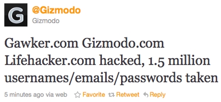 Hackean Gawker, código fuente, databases y cuentas de Twitter al descubierto 1