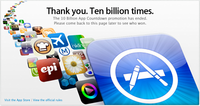 La Apple App Store registra la descarga número 10 mil millones! 1