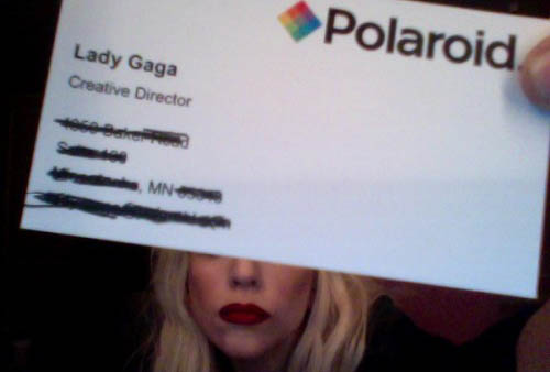 Lady Gaga y Polaroid juntos en CES 2011 1
