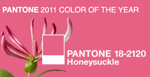 El color del 2011: Pantone Honeysuckle 18-2120 1