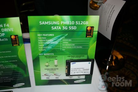 CES 2011: Samsung PM810 512Gb SATA 3G SSD 1