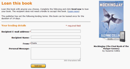 Amazon permite que los usuarios se presten algunos ebooks. 1