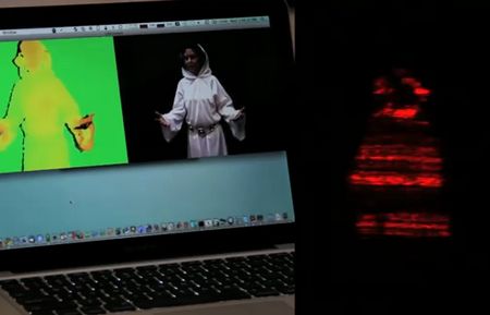 Otro hack de Kinect nos muestra un holograma de Star Wars 1
