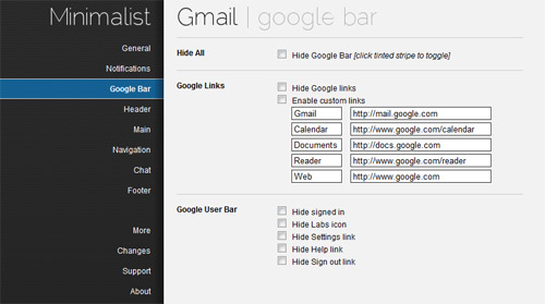 Minimalist Gmail para Chrome: Te ayuda a despejar la web de Gmail 1