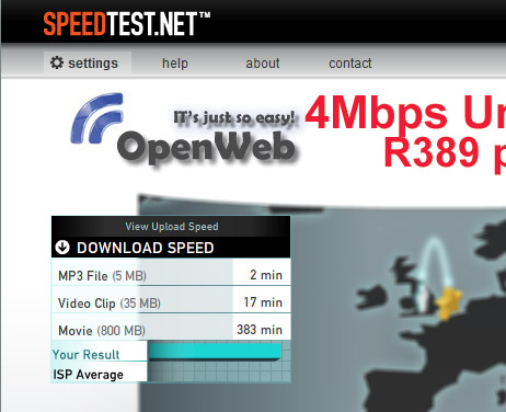SpeedTest: Chequeando la velocidad de tu conexión de internet 1