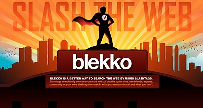 Blekko presenta un nuevo concepto de búsquedas, las slashtags 1