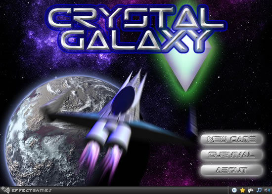 Crystal Galaxy: Juego hecho en html5 1