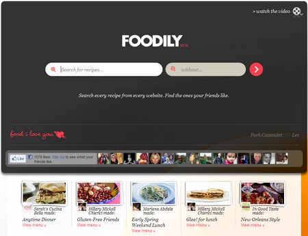 Foodily, buscador de recetas de comidas se integra con Facebook 1