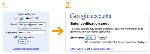 Google implementa una nueva forma de login en dos pasos 1