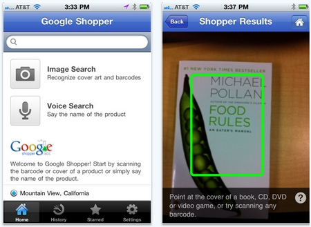 Google lanza Shopper para iPhone 2
