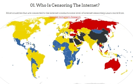 ¿Quiénes censuran Internet en el mundo? [Infografía] 1