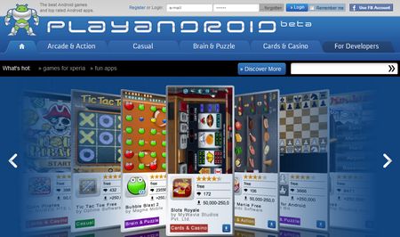 PlayAndroid, directorio de juegos para la plataforma Android 1