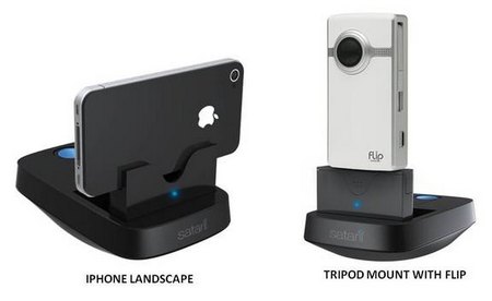 Satarii, base para iPhone, móvil o mini vídeo cámara que te sigue cuando te mueves [Vídeo]