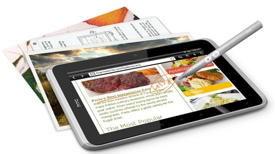 MWC 2011: HTC Flyer, una tablet con lápiz 1