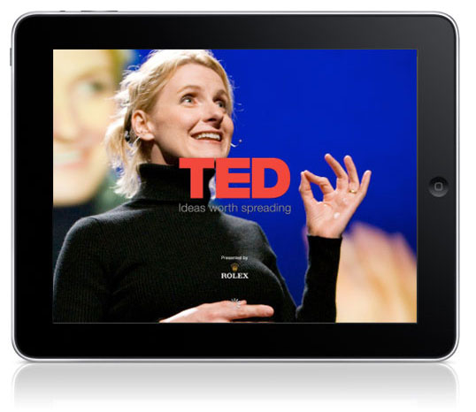 Gratis:Aplicación especial para ver charlas TED en iPad 1