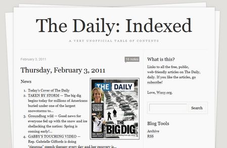 Leer The Daily en forma gratuita y sin iPad, al menos por ahora 1