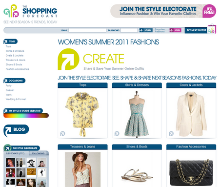 The Shopping Forecast, foro para mujeres interesadas en moda 1