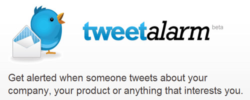 TweetAlarm: Te avisa si se están hablando de tu empresa ó tema favorito 1