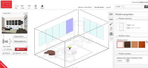 DWR 3D Room Planner, crea espectaculares renders de habitaciones vía web [Vídeo]