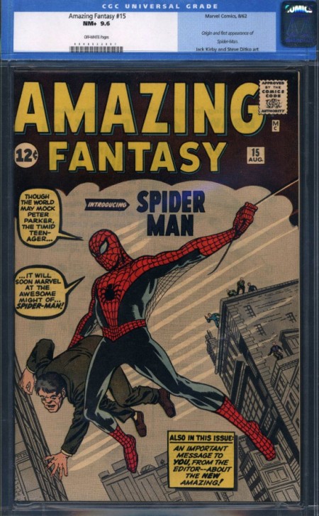 El comic donde aparecio el Hombre Araña por primera vez se vendió en 1.1 millón de dólares! 1