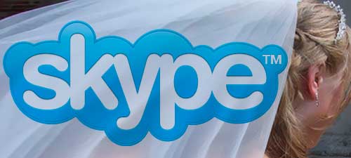 Pareja se casa vía Skype 1