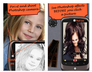 Camera fun free: aplica filtros antes de tomar tu foto