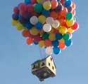 Hacen volar con globos una casa al estilo UP [VÍDEO]