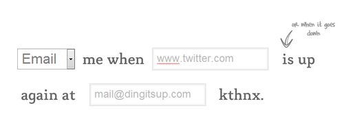 Ding It’s Up, te permite conocer si tu sitio está fuera de línea o funcionando nuevamente