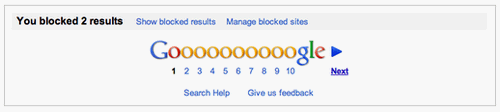 Google introduce la funcionalidad de bloquear sitios para que no aparezcan en los resultados 3