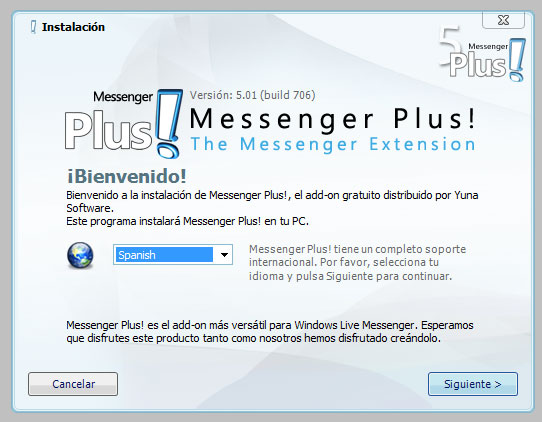 Messenger Plus! ya está entre nosotros 2