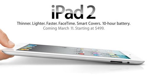 El evento de Apple nos presentó la nueva iPad 2 1