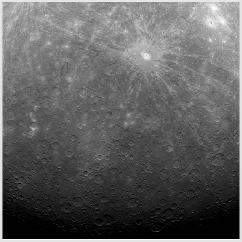 NASA muestra la primer fotografïa que han tomado del planeta Mercurio 1