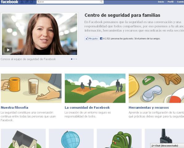 Centro de Seguridad para Familias de Facebook renovado 1