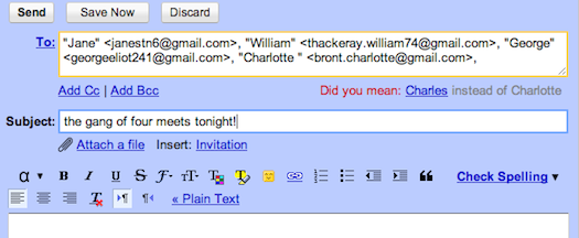 Nueva característica de Gmail: Got the wrong Bob? 2