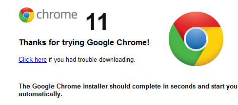 Chrome 11 disponible para descargar! 1