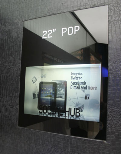 Samsung lleva a producción masiva su LCD transparente 1