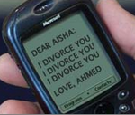 Se divorcian con solo enviar un mensaje de texto [WTF?]