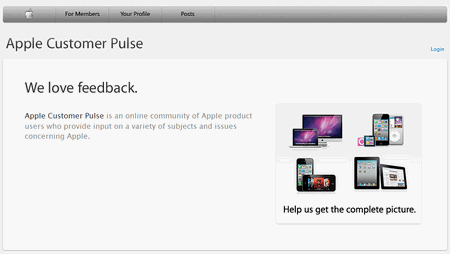 Apple Customer Pulse, servicio de feedback 1