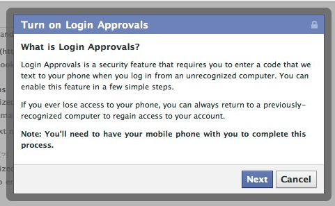 Facebook Login Approval, mejora en la seguridad de los logins 1