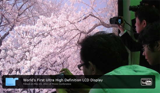 Imágenes del primer LCD Ultra HD de 8K 1