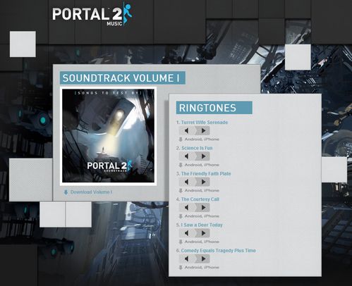 Descarga gratis música y ring tones de Portal 2 1